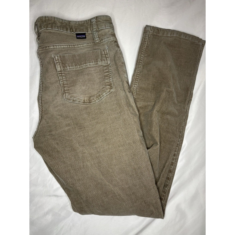 Patagonia Stretch Corduroy Pants Men's 30x30 Tan Khaki Organic Cotton READ!